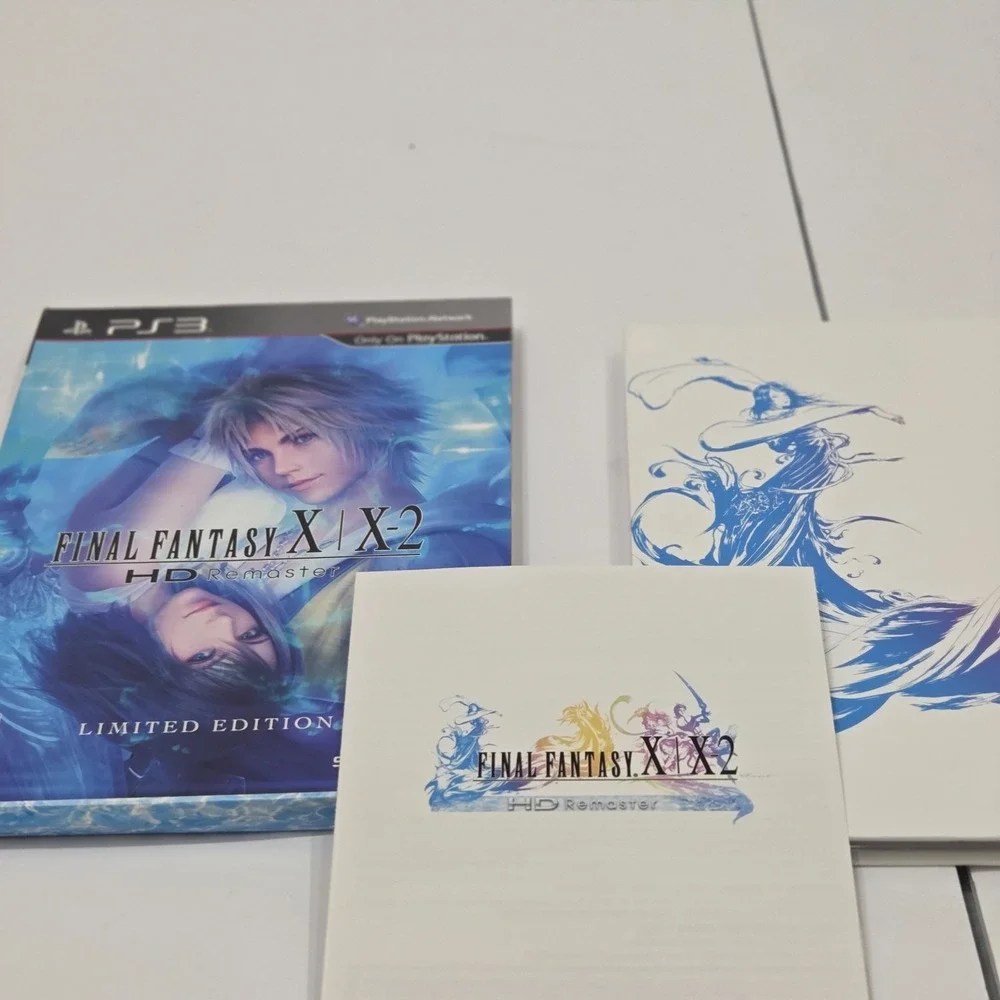 Final Fantasy X X-2 HD Remaster Limited Edition Sony PlayStation 3 PS3 Game Art